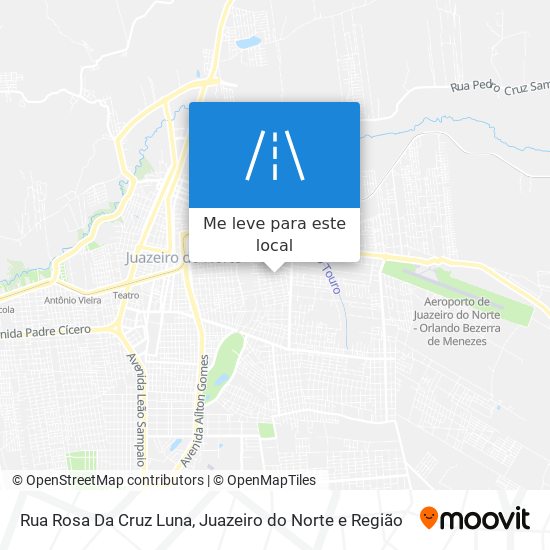 Rua Rosa Da Cruz Luna mapa