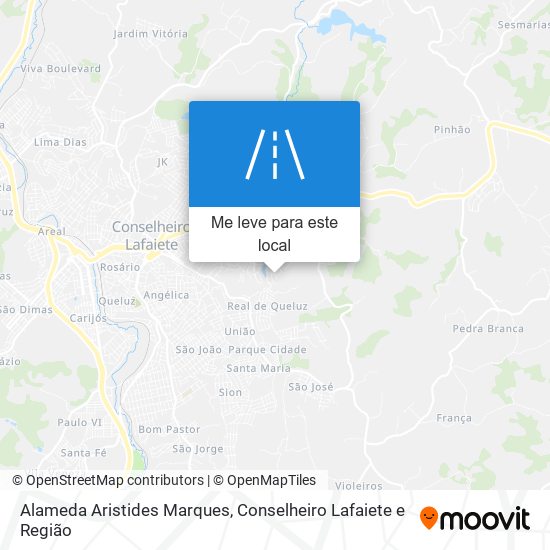 Alameda Aristides Marques mapa