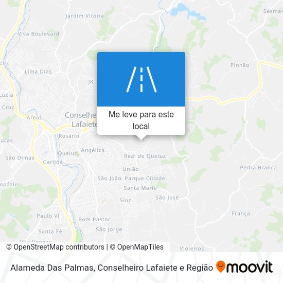 Alameda Das Palmas mapa