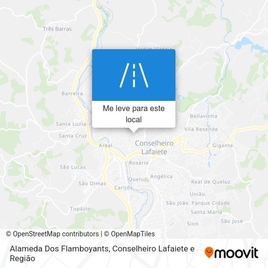 Alameda Dos Flamboyants mapa