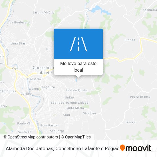 Alameda Dos Jatobás mapa