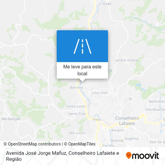Avenida José Jorge Mafuz mapa