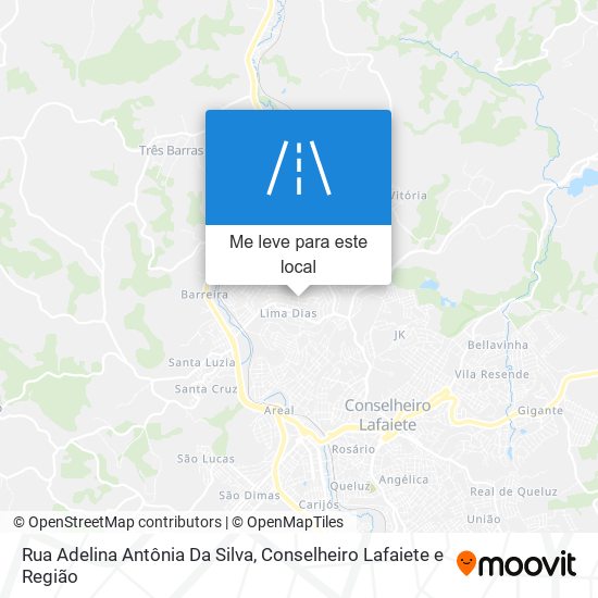 Rua Adelina Antônia Da Silva mapa
