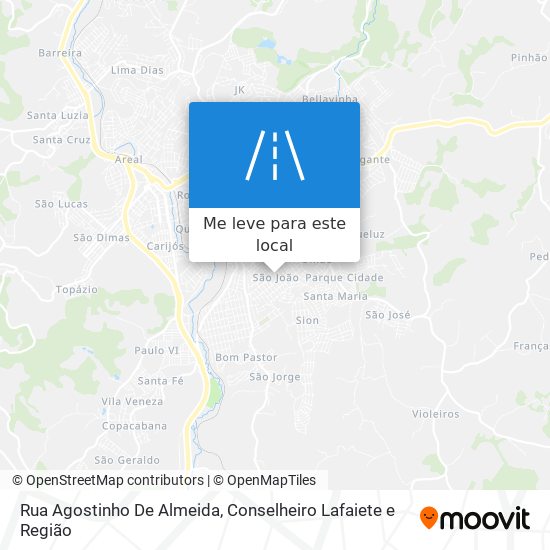 Rua Agostinho De Almeida mapa