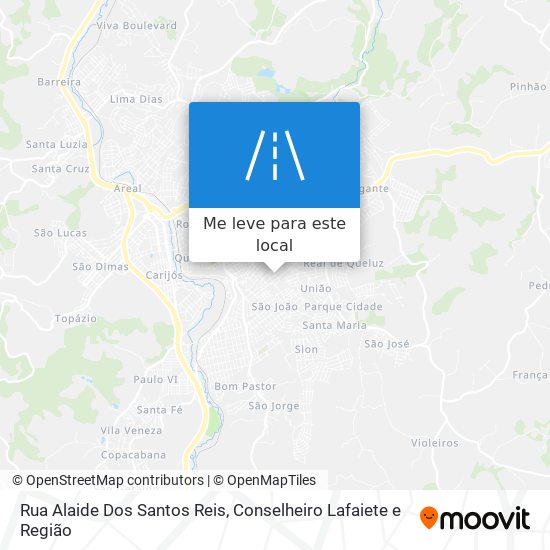 Rua Alaide Dos Santos Reis mapa