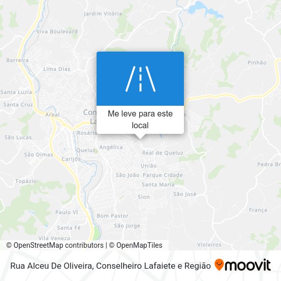 Rua Alceu De Oliveira mapa