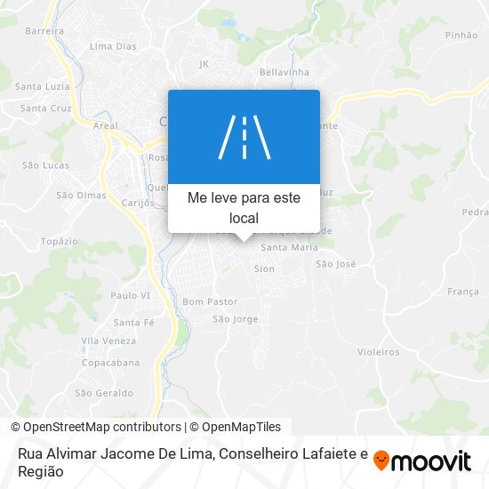 Rua Alvimar Jacome De Lima mapa