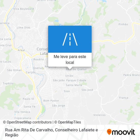 Rua Am Rita De Carvalho mapa