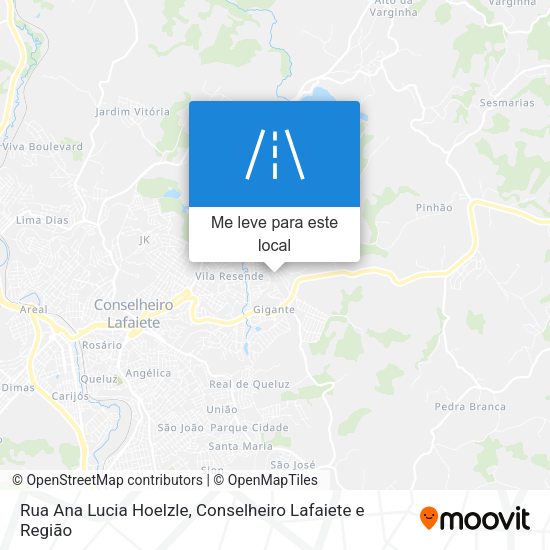 Rua Ana Lucia Hoelzle mapa