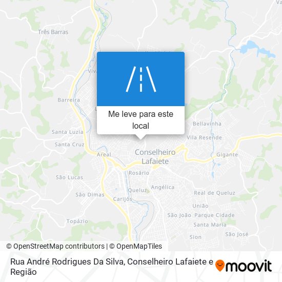 Rua André Rodrigues Da Silva mapa