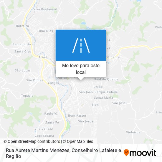 Rua Aurete Martins Menezes mapa