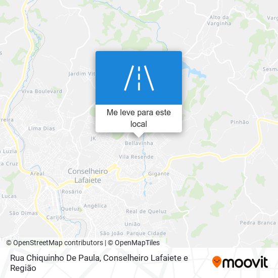 Rua Chiquinho De Paula mapa