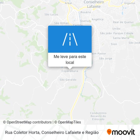 Rua Coletor Horta mapa