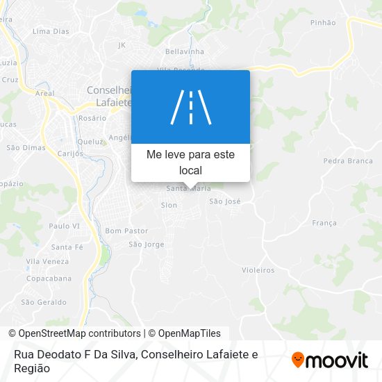 Rua Deodato F Da Silva mapa