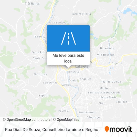 Rua Dias De Souza mapa