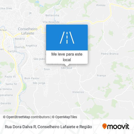Rua Dora Dalva R mapa