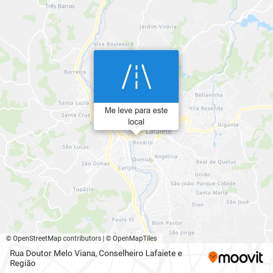Rua Doutor Melo Viana mapa