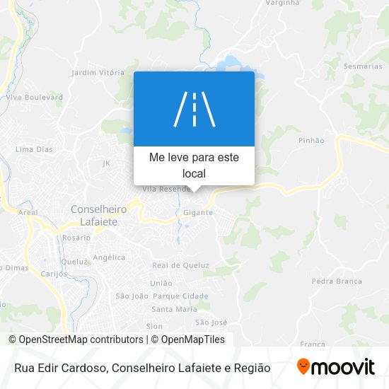Rua Edir Cardoso mapa