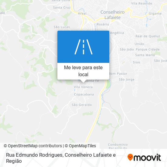 Rua Edmundo Rodrigues mapa