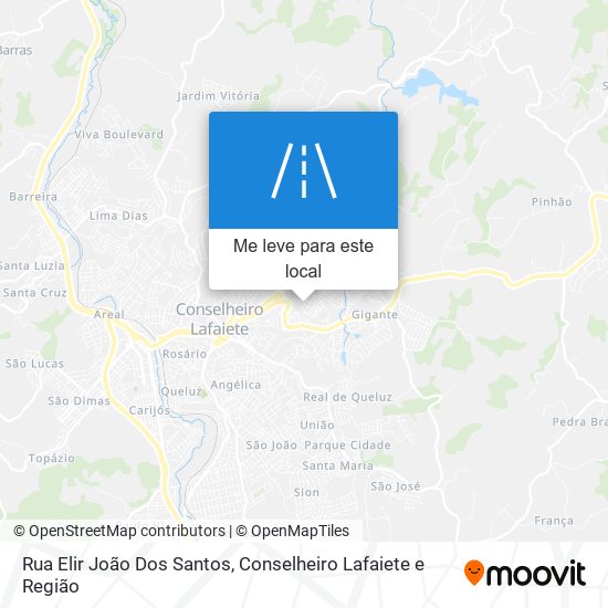 Rua Elir João Dos Santos mapa