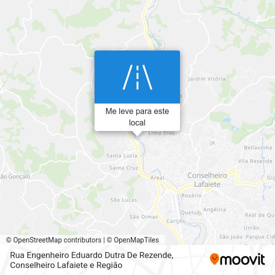 Rua Engenheiro Eduardo Dutra De Rezende mapa