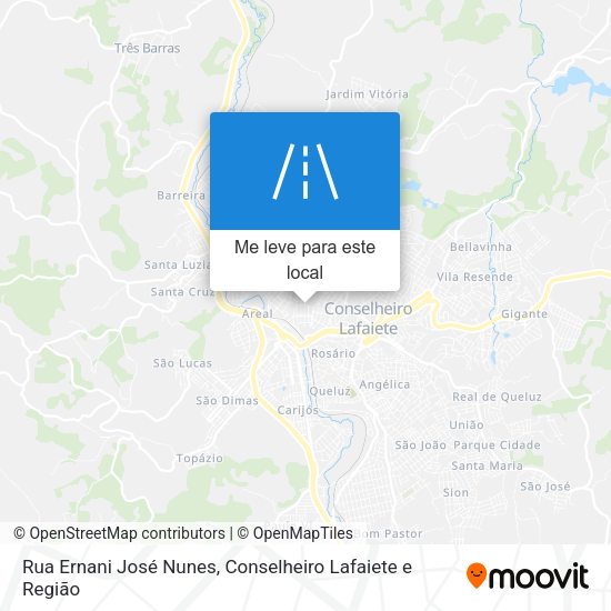 Rua Ernani José Nunes mapa