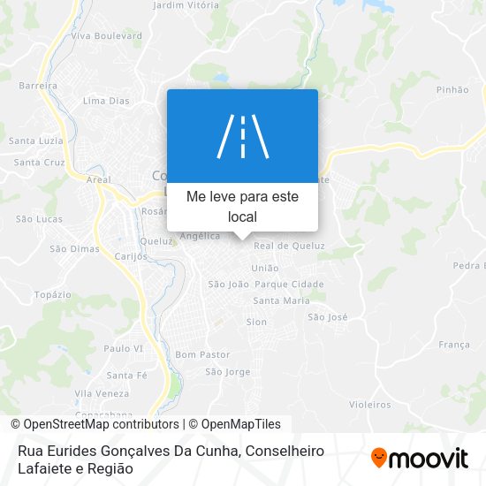 Rua Eurides Gonçalves Da Cunha mapa