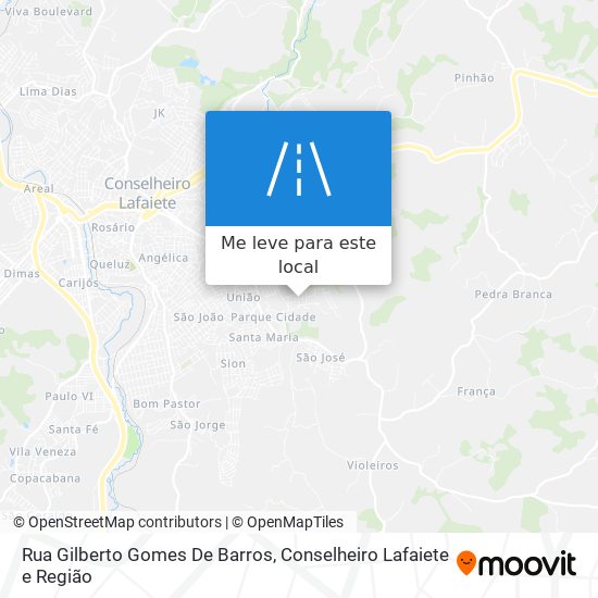 Rua Gilberto Gomes De Barros mapa