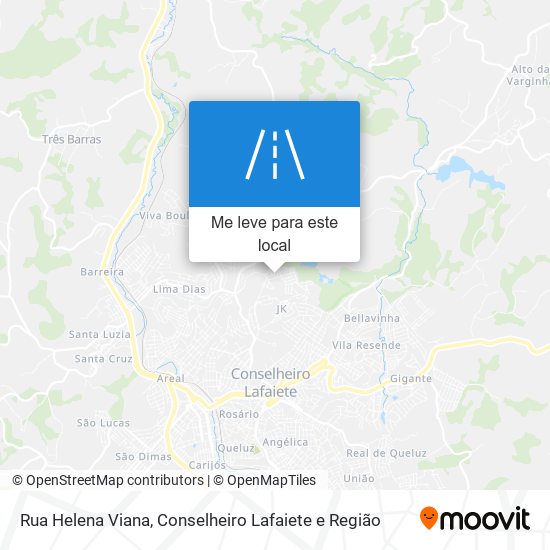 Rua Helena Viana mapa