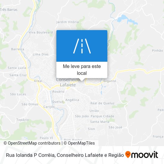 Rua Iolanda P Corrêia mapa
