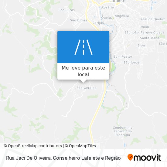 Rua Jaci De Oliveira mapa