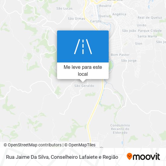 Rua Jaime Da Silva mapa