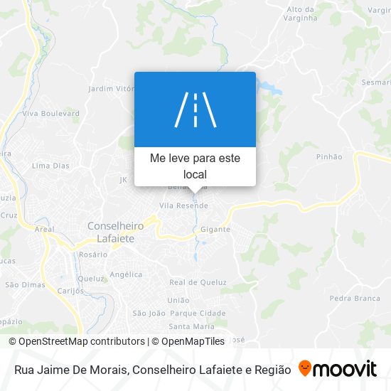 Rua Jaime De Morais mapa