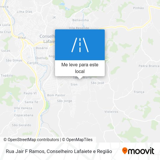 Rua Jair F Ramos mapa