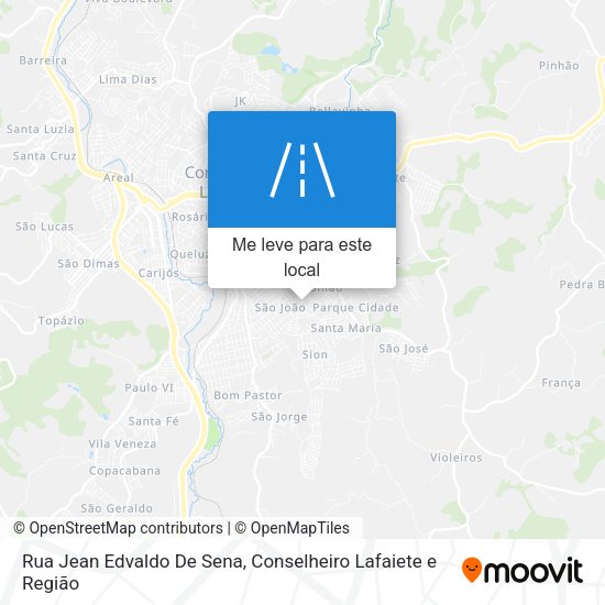 Rua Jean Edvaldo De Sena mapa