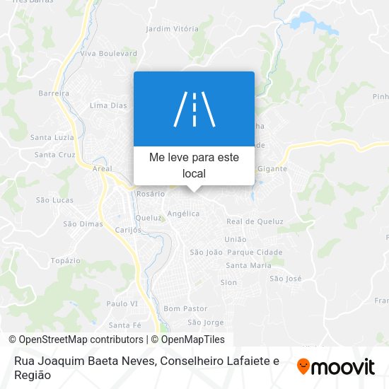 Rua Joaquim Baeta Neves mapa