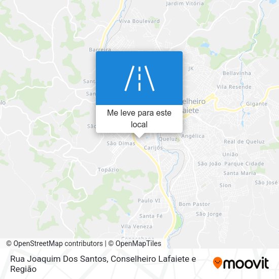 Rua Joaquim Dos Santos mapa