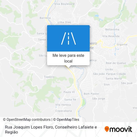 Rua Joaquim Lopes Floro mapa