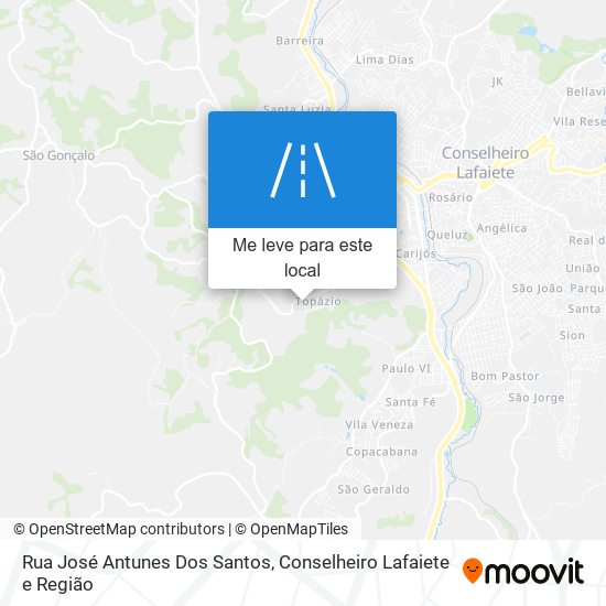 Rua José Antunes Dos Santos mapa