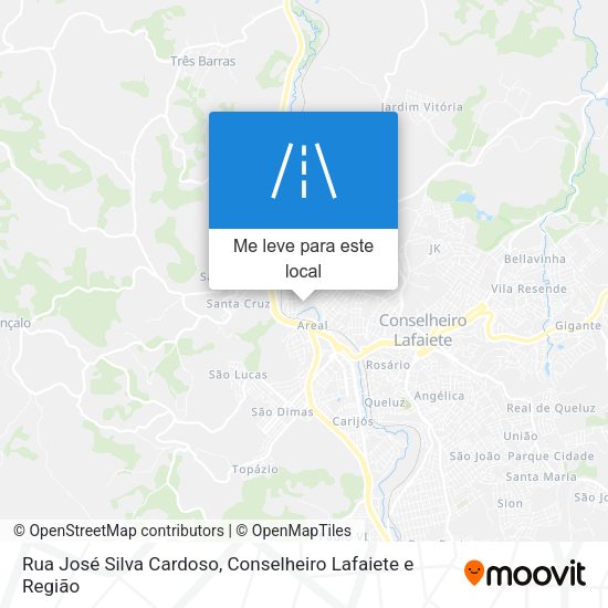 Rua José Silva Cardoso mapa