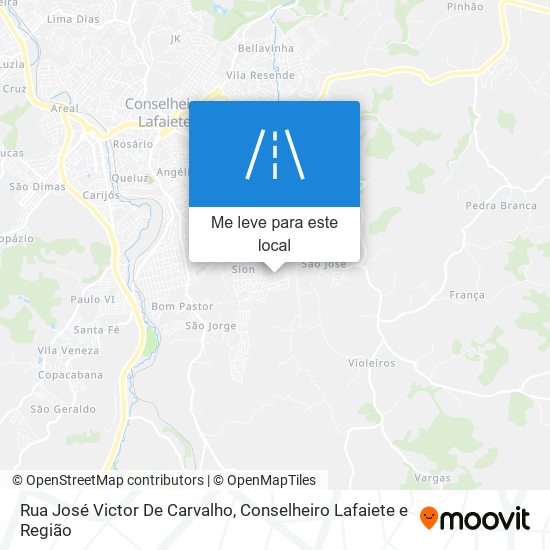 Rua José Victor De Carvalho mapa