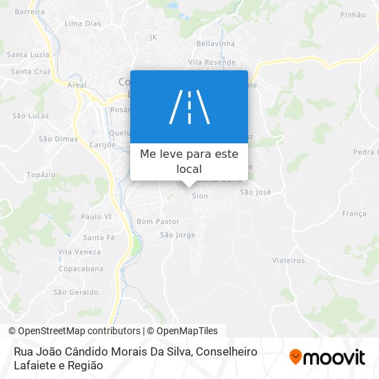 Rua João Cândido Morais Da Silva mapa