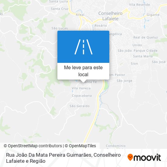 Rua João Da Mata Pereira Guimarães mapa