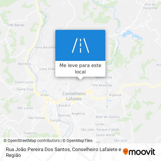 Rua João Pereira Dos Santos mapa