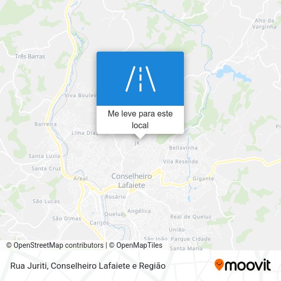 Rua Juriti mapa