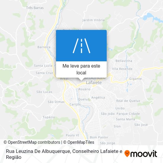 Rua Leuzina De Albuquerque mapa