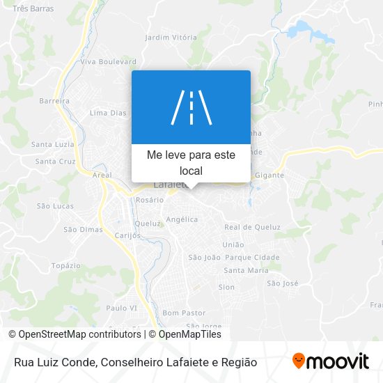 Rua Luiz Conde mapa