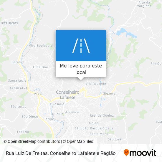 Rua Luiz De Freitas mapa