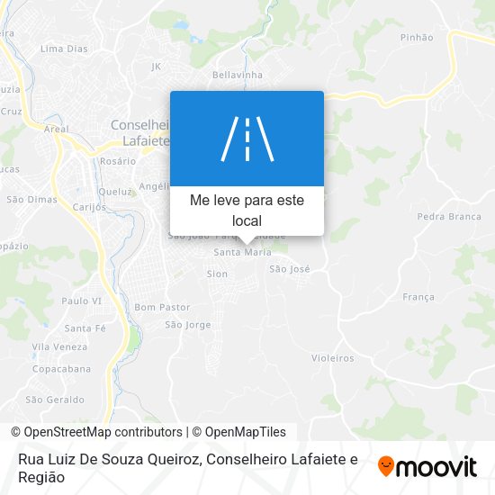 Rua Luiz De Souza Queiroz mapa