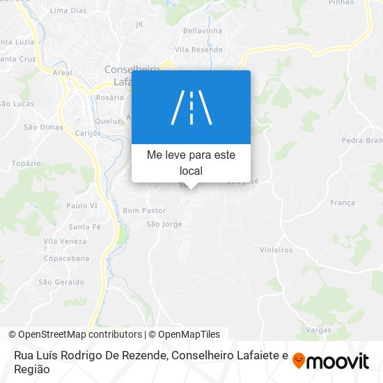 Rua Luís Rodrigo De Rezende mapa